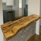 Live Edge Beetle Killed Pine Bar Top